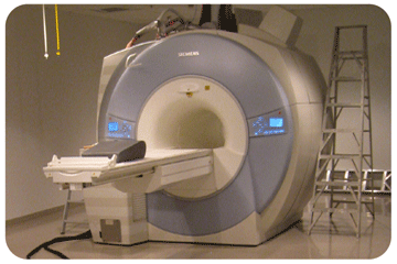 Prisma MRI scanner during contruction