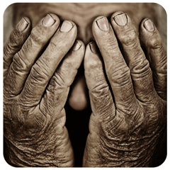 photo of very sad looking man